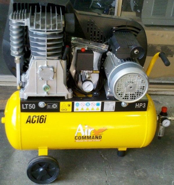 Compressor Air Command new AC16i 3hp single phase belt drive slow running 15.7cfm 50litre tank