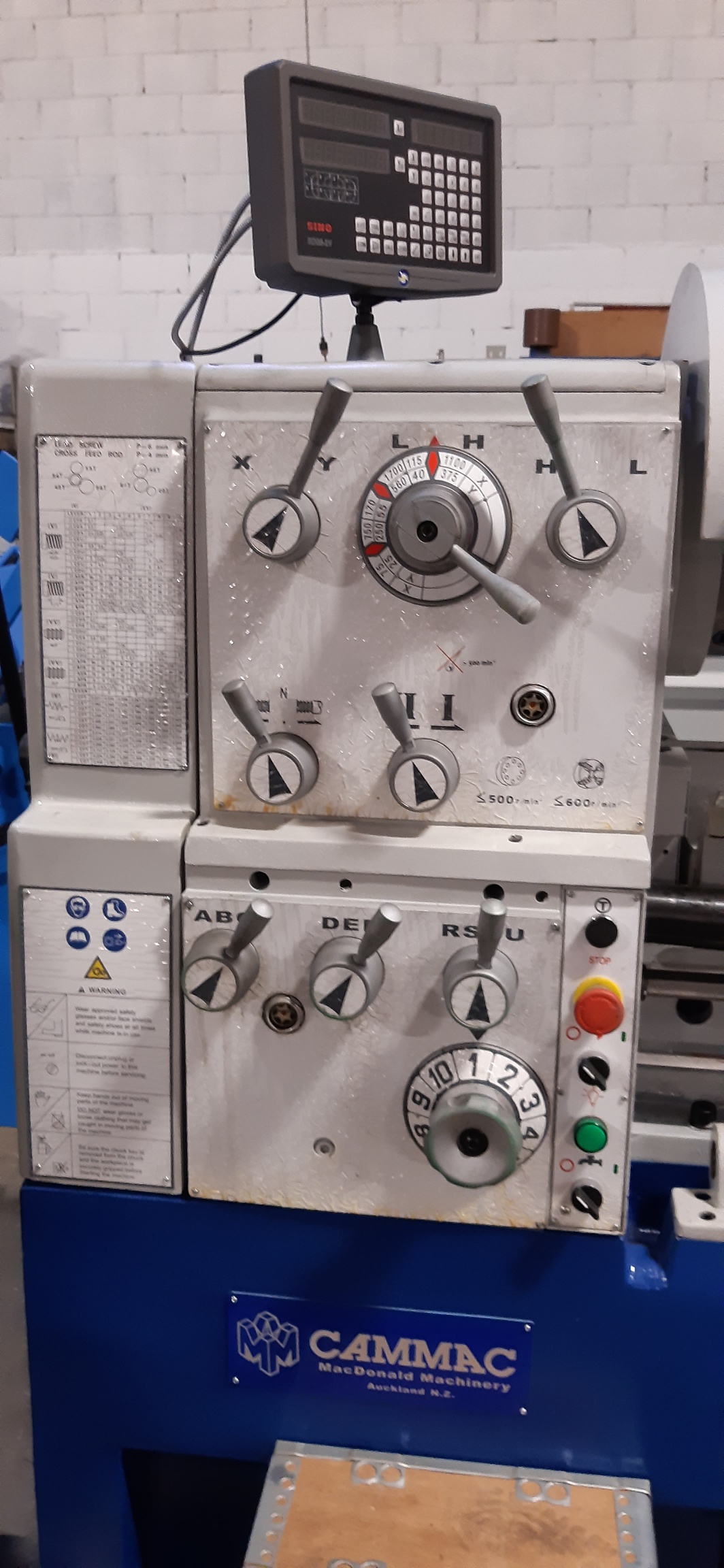 Lathe CML C6246/1000 3 phase (new) 80mm spindle, 1000 B/centres 460mm swing 