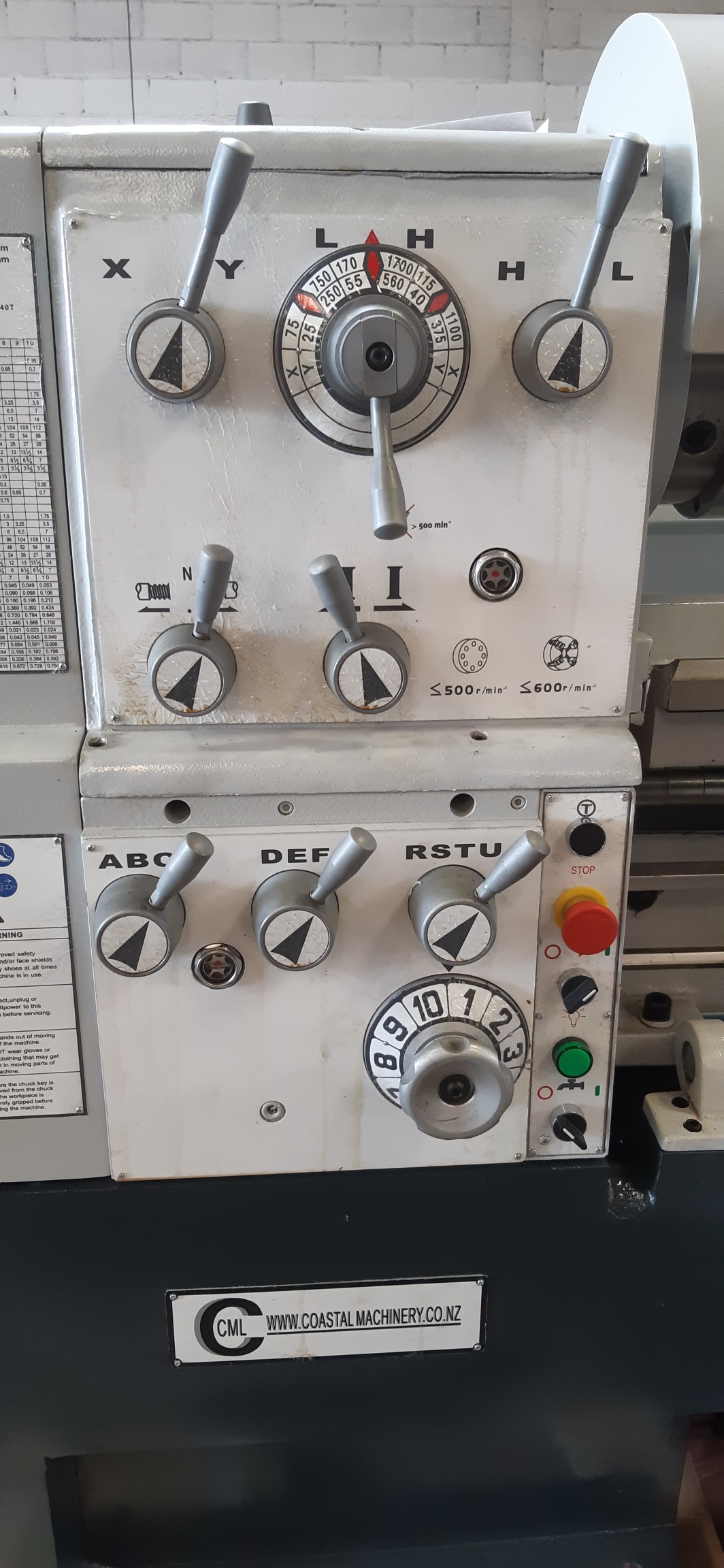 Lathe CML C6246/1000 3 phase (new) 80mm spindle, 1000 B/centres 460mm swing 